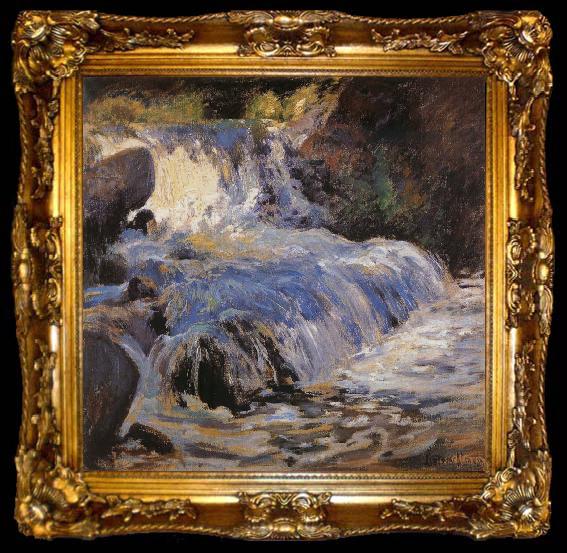 framed  John Henry Twachtman THe Waterfall, ta009-2